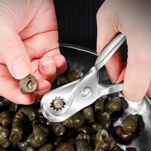 Dụng cụ cắt ốc sên bằng thép không gỉ Đa chức năng Kéo ốc sên Escargot Dụng cụ tẩy đuôi cắt chuyên nghiệp Dụng cụ vỏ ốc sên hải sản shopidaevn