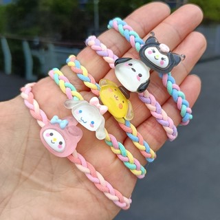 Dây buộc tóc sợi đan nhân vật hoạt hình kuromi  pochacco hellokity melody