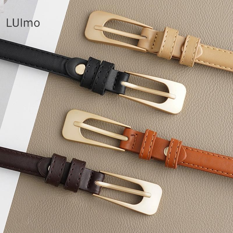 Thắt Lưng Nữ Luimo Vintage Tối Giản Mỏng Thắt Lưng Thường Ngày Đa Năng Thắt Lưng Cho Váy Quần Jean Trang Trí Thắt Lưng SBS