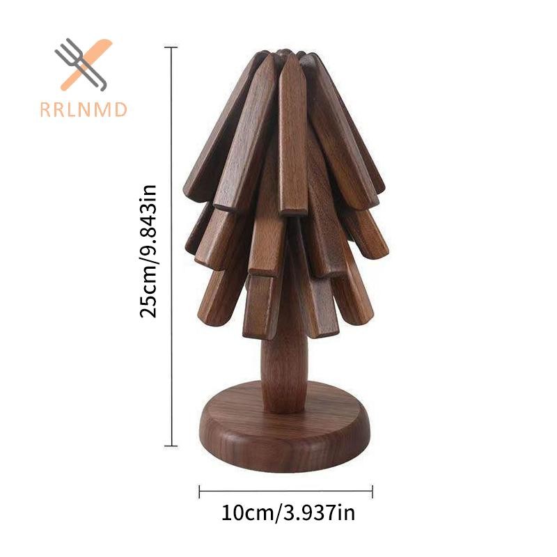 Rrlnmd Trivets Cho Đĩa Nóng Tấm Cách Nhiệt, Bộ Trivet Hình Cây, Coaster Cho Ấm Trà Lẩu Halloween Quà Tặng Giáng Sinh MỚI