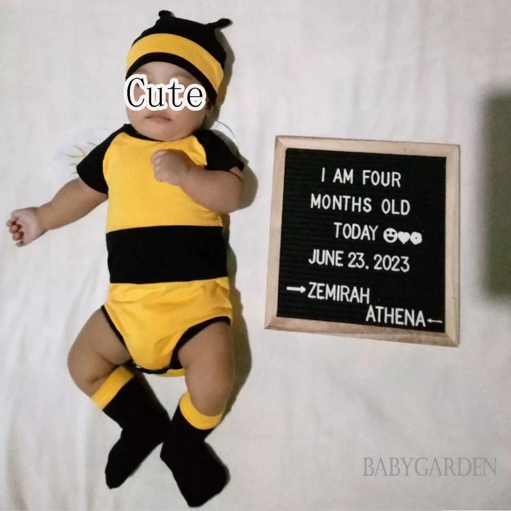 / / -Bộ Áo liền quần ngắn tay ong mật cho bé trai / bé gái