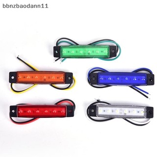 [Bbnzdd] 1PC 12V 6LEDS Đèn báo bên xe tải Đèn Led thấp Đèn xe kéo phía sau BVAH