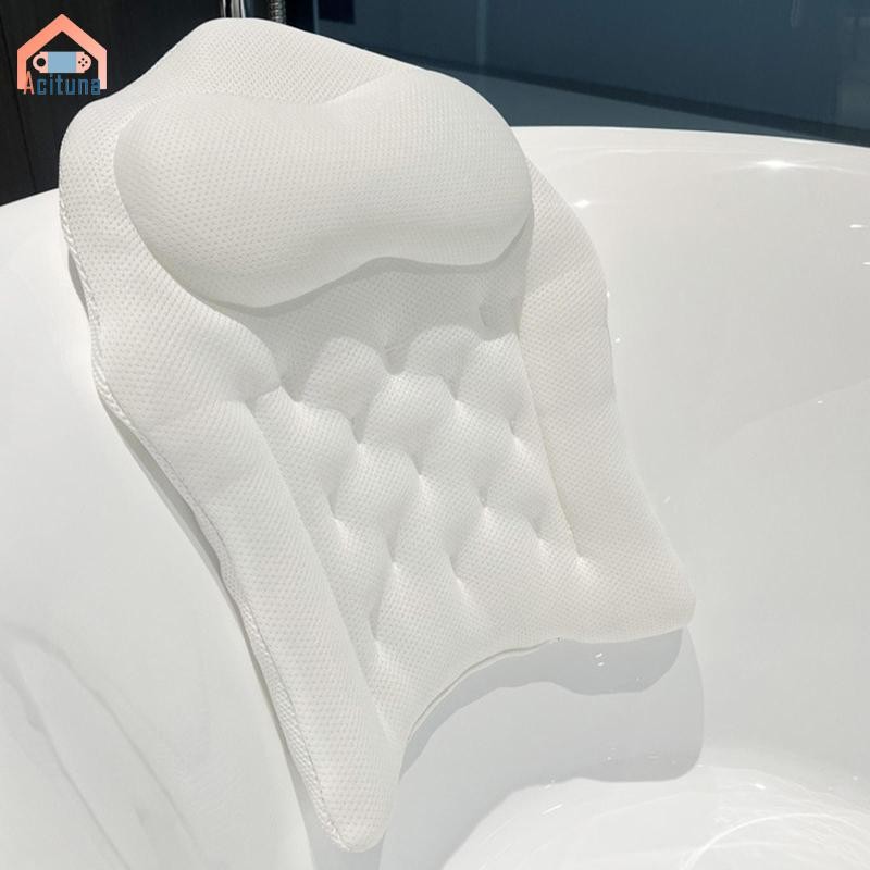 Gối bồn tắm nhẹ, gối tựa đầu thoải mái cho SPA, phòng tắm, bồn ngâm gia đình