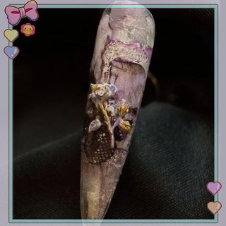 [beautifulhome] Khuôn Silicon Móng Tay Nghệ Thuật Retro Crow Rose Night Eagle 3D Nail Art Trang Trí DIY Thiết Kế Khuôn Trong Suốt [Làm Đẹp]