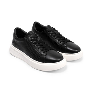 Giày da nam Sneaker Fttleather, giày thể thao da bò cao cấp đục lỗ thoáng khí đế siêu nhẹ F908
