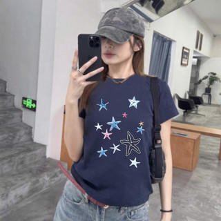 áo baby tee ôm body Xanh tím than style hàn quốc đồ girl phố Eleclassm áo thun local brand