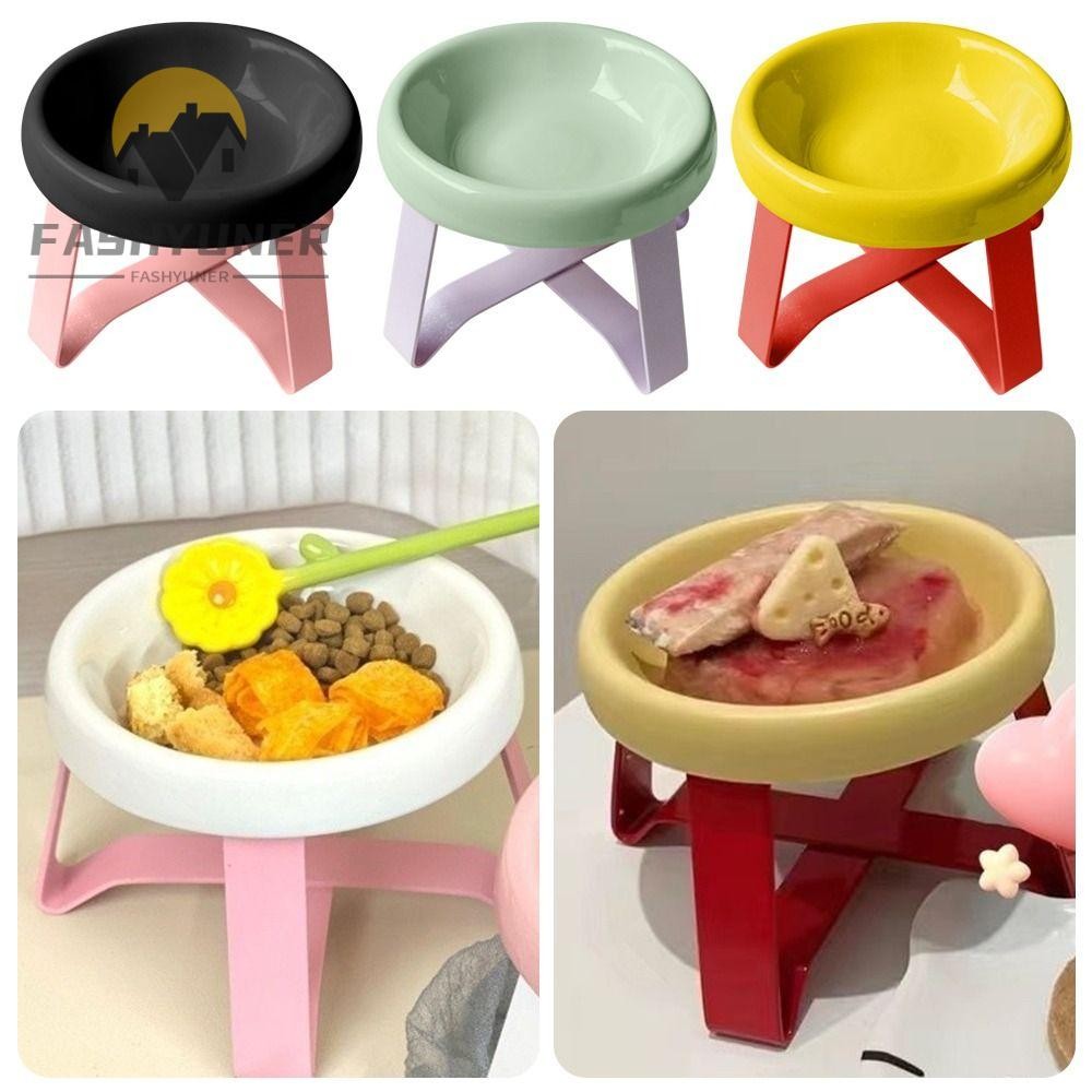 Bát thú cưng FASHYUNER, Bảo vệ cột sống Bảo vệ cổ Bát mèo, Chân cao thời trang có chân đế Bát thức ăn cho thú cưng Đồ dùng cho thú cưng