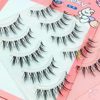 5 Cặp Lông Mi Giả Giả Lâu Dài Nở Tóc Wispy Một Mảnh Mi Cho Nữ Và Bé Gái Trang Điểm DIY
