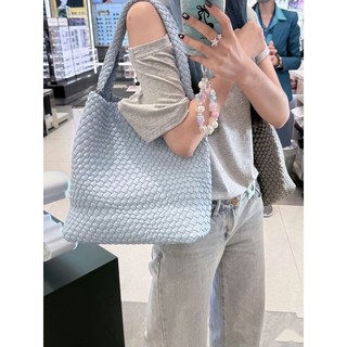 Bán chạy Túi Tote dệt tươi màu xanh thời trang dành cho nữ