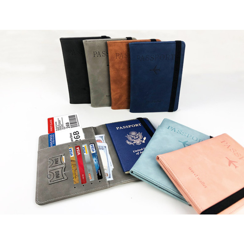 Ví Đựng Passport Da PU Cao Cấp – Bao Hộ Chiếu Du Lịch Sang Trọng, Tiện Dụng