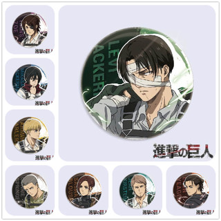 Tấn công Titan Ackerman Levi - Huy hiệu cosplay và trang trí