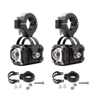 Đèn trợ sáng bi cầu mini w2 xe máy xe điện mắt quỷ 4 chế độ tích hợp auto passing phiên (Giá 1 Đèn)