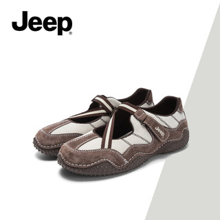 Giày Jeep Nữ Spring Hit Grey Mary Jane - Giày Ba Lê Lưới Thoáng Khí Phong Cách Ba Lê, Giày Đế Bằng Thấp