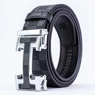 ☀Thắt lưng nam da bò cao cấp chữ B tự động khóa, phong cách hiện đại cho người trẻ