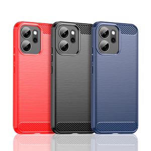 Dành cho OPPO Reno 14 F 5G Kết cấu chải siêu mỏng Vỏ nhựa TPU mềm chống sốc