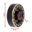 Đồng Bánh Xe Trung Tâm Đối Trọng Adapter Lái Knuckles Diff Cover Cho Trục SCX24 AXI90081 1 / 24 RC Xe Bánh Xích Màu Đen