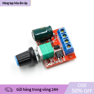 【COD】Bộ Mạch PWM 5A Điều Khiển Tốc Độ Động Cơ DC – 4.5V–35V, 90W, Dùng Được Cho 12V/24V Máy Nhỏ