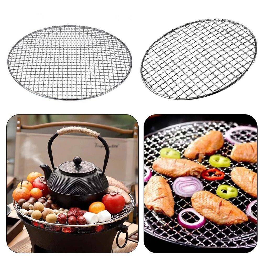 Lưới tản nhiệt ORDOBOX, Giá nướng có thể tái sử dụng chống dính, Thịt nướng tròn bằng sắt