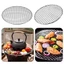Giá nướng thịt, Lưới nướng chống dính bằng sắt, Nướng BBQ tròn có thể tái sử dụng