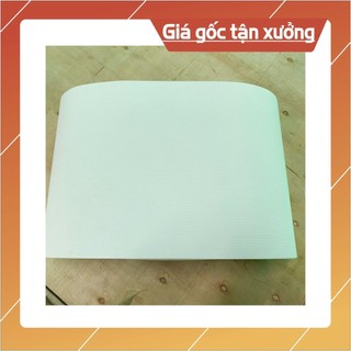 BĂNG TẢI MÁY CÁN BÁNH - băng tải pvc caro trắng kích thước 400mm x 2300mm