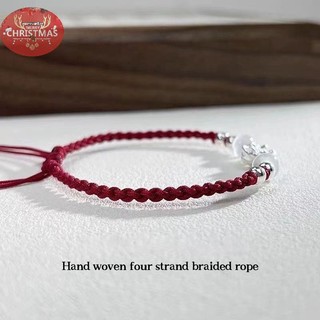 Vòng tay handmade phong cách Trung Hoa, thiết kế điều chỉnh được, họa tiết hoa sen đính hạt - thời trang nữ, quà tặng Việt Nam