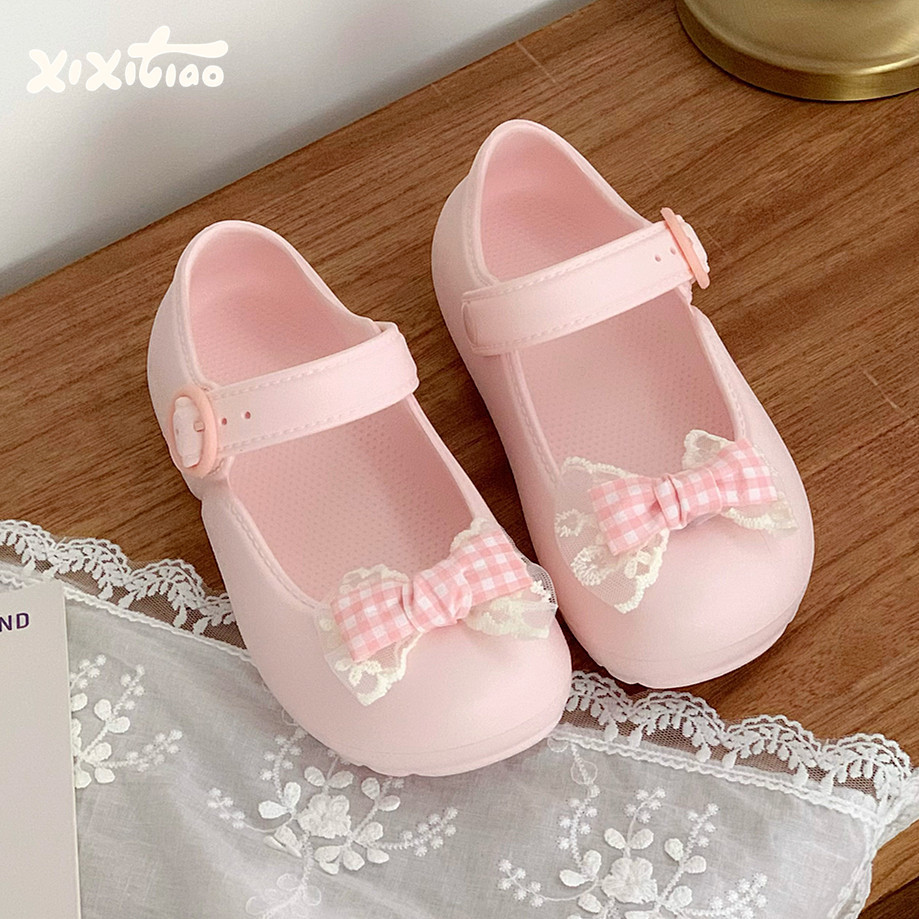 XIXITIAO Mary Jane Dép Đế Mềm Nữ Mùa Hè Phong Cách Mới Thoải Mái Ngoài Trời Hàn Quốc