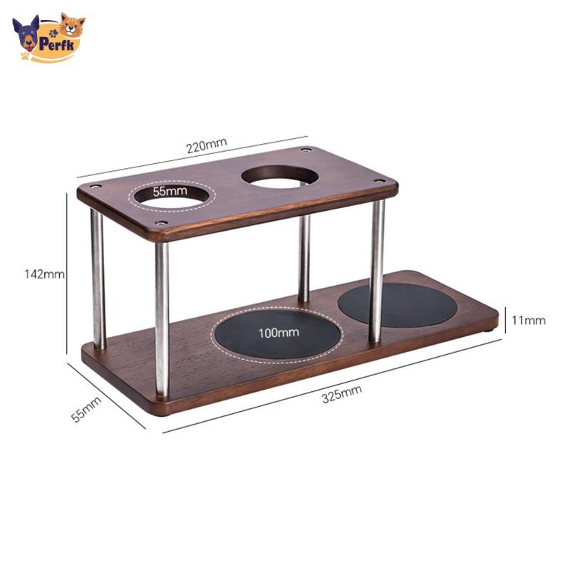 Đế Cà Phê Nhỏ Giọt Đổ Trên Trạm Cà Phê Có Thể Tái Sử Dụng Đa Năng Sắp Xếp Giá Gỗ Trang Trí Với Đế Lọc