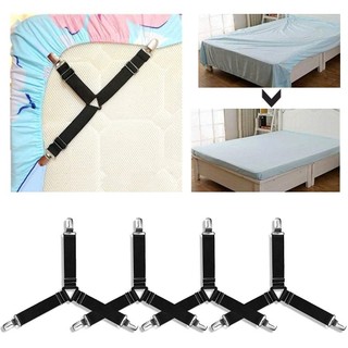 【COD】Bộ Kẹp Drap Giường 4 Cái – Giữ Cố Định Ga, Chống Xô Lệch, Dây Co Giãn Dễ Dùng
