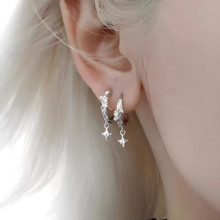 Ngôi sao ban đầu - Tai bông thiết kế lớp zircon sang trọng