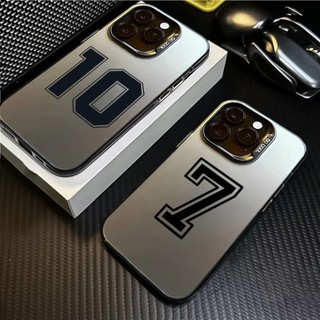 Lucky Numbers 10 7 Vỏ Bóng Đá Tương Thích Cho Xiaomi 14T Pro Poco F7 Pro X7 Pro C71 C61 C75 M7 M6 Pro Tranh Phong Cảnh Ốp Điện Thoại Cứng