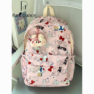 Balo học sinh Kitty họa tiết dễ thương - Ba lô cho bé dung tích lớn nhẹ nhàng tiện dụng