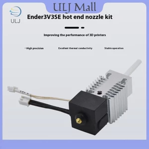 ULJ Creative Ender 3 V3 SE Hotend Bộ vòi phun sưởi ấm hiệu quả Làm mát tản nhiệt Phụ kiện máy in 3D họng bằng thép không gỉ.