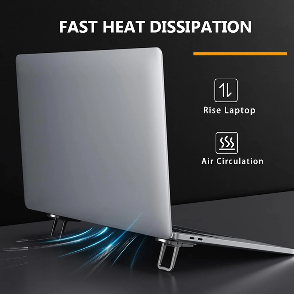 2 Chân Đế Laptop Mini Có Thể Gập Lại, Bàn Phím Máy Tính Di Động Nâng Với 2 Góc Có Thể Điều Chỉnh, Chân Đế Notebook Vô Hì | BigBuy360 - bigbuy360.vn