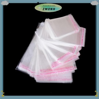 100 Cái / túi OPP Clear Seal Trang sức bằng nhựa tự dính Túi đóng gói tại nhà