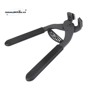 17cm HandHeld Thép Carbon Im Lặng Kìm Da Thủ Công Lỗ Punch Tool 4mm (4 Răng)