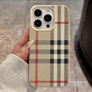 ibumpers Ốp Điện Thoại iPhone Cổ Điển Họa Tiết Cờ Rô Cho IPhone 16 15 14 12 13 11 Pro Max IP 7 8 Plus X XS XR Ốp Lưng Mỏng Silicon Mềm Da Họa Tiết