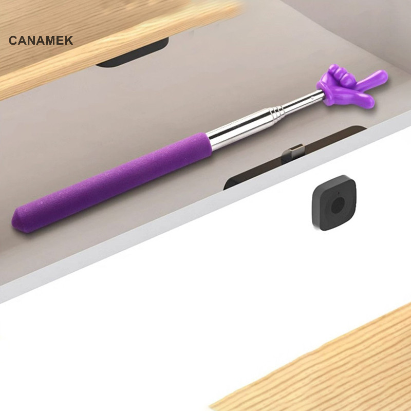 Canamek Con trỏ giáo viên có thể thu vào Thiết kế ngón tay Thép không gỉ Kính thiên văn Trường dạy Con trỏ Dính Đồ dùng giáo viên cho lớp học CSF