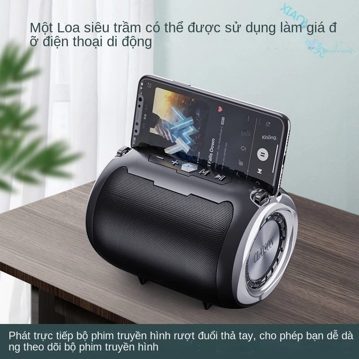 [Loa Bluetooth] Loa Bluetooth không dây Loa Bluetooth Loa siêu trầm ngoài trời Loa ngoài trời Loa khiêu vũ vuông Âm lượng lớn K Bài hát Loa thẻ vô tuyến gia đình