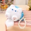 DARON Hoạt Hình Sang Trọng Ví Đựng Tiền Xu, Mèo Vuông Mini Sang Trọng Túi Đựng Tiền Xu, Schoolbag Móc Khóa Ngọc Trai Dây Phụ Kiện Kẹo Màu Ba Lô Móc Khóa Sang Trọng Ví Mặt Dây Chuyền
