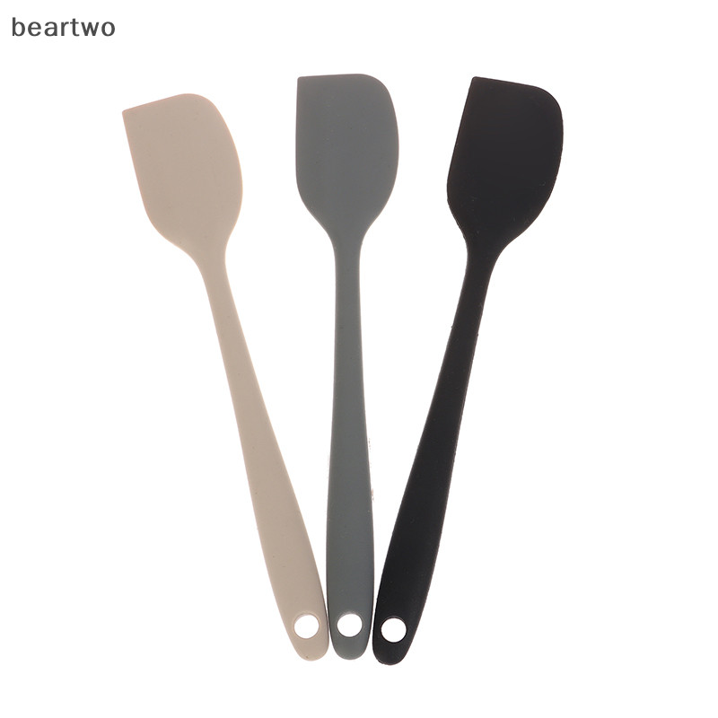 < Beartwo > 1 Thìa Silicon Cấp Thực Phẩm Cho Dụng Cụ Cạo Nướng Bánh Thìa Nấu Chịu Nhiệt Máy Rửa Bát An Toàn Và Đẹp