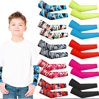 1 Cặp Tay Áo Cho Trẻ Em UV Chống Nắng Tay Nén Tay Áo Làm Mát Cánh Tay Bao Bé Trai Bé Gái Thể Thao Ngoài Trời