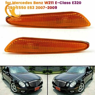 1 Cặp Đèn Đánh Dấu Mặt Trước (Không Bóng Đèn) Cho Xe Mercedes Benz W211 E-Class E320 E350 E550 E63 07-09 A2118200921 A2118201021