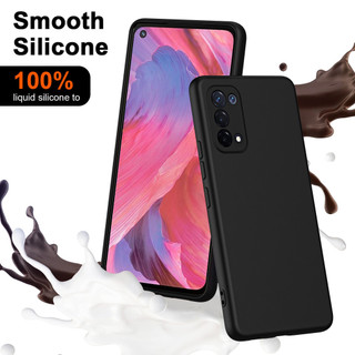 Dành Cho OPPO A74 4G / 5G / A95 Ốp Lưng Silicon Lỏng Nâng Cấp Có Cạnh Vuông Bảo Vệ Camera Mềm Chống Trầy Xước Lớp Lót Microfiber Chống Sốc Mỏng