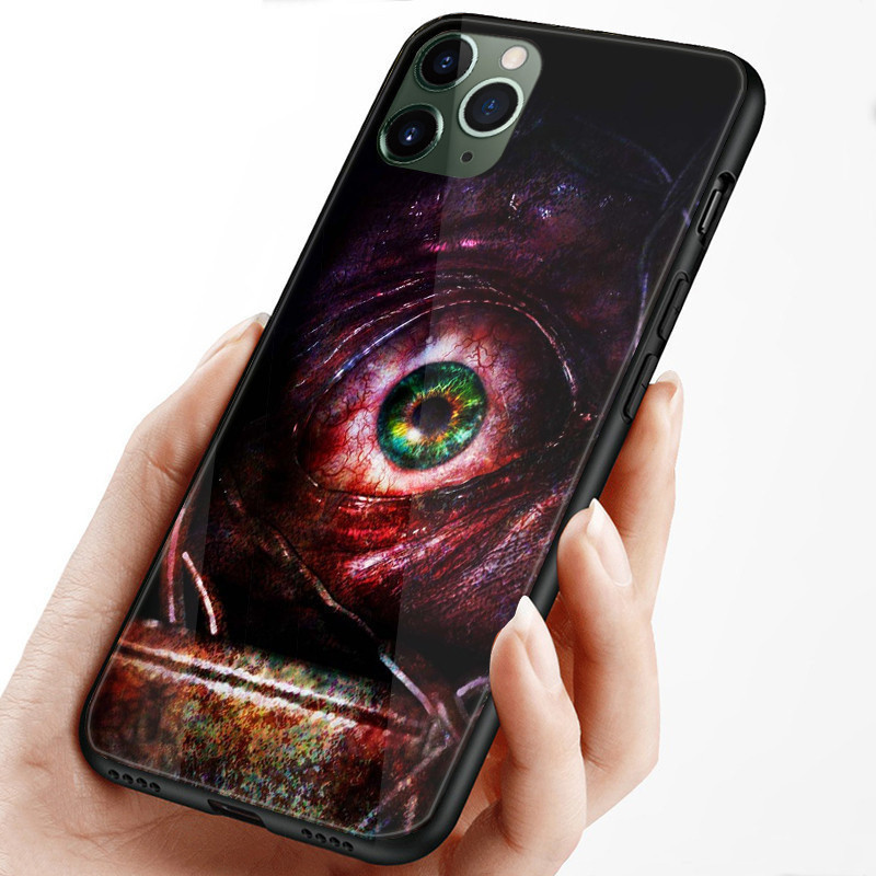 Ốp Điện Thoại Kính Cường Lực Resident Evil Cho IPhone 15 14 13 12 11 Pro XS Max Plus Mini X XR 8 7 6s SE2 / 3