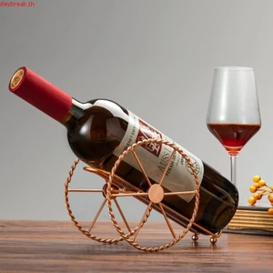 Giá để rượu vang đỏ DAYBRAKE, Trang trí quán Bar tại nhà Thiết kế bánh xe Giá đỡ trưng bày rượu vang, Giá đỡ rượu bằng đồng bền Chai rượu Whisky bia