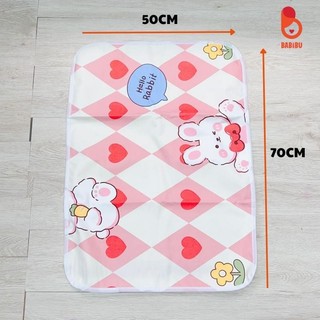 Lót chống thấm cotton kích thước 50x70cm cho bé