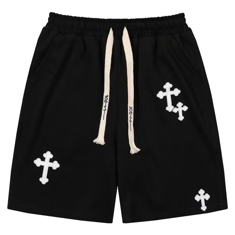 ThaliaWisp 	Quần short nam xu hướng mới quần short thể thao cổ điển đường phố dáng rộng thông thường phù hợp với quần năm điểm