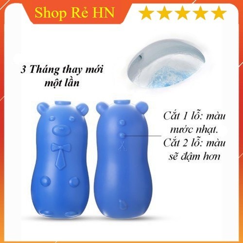 Lọ Thả Bồn Cầu Lợn Khử Mùi Tẩy Bồn Cầu Thế Hệ Mới Thả Toilet Diệt Khuẩn - siêu tiện lợi