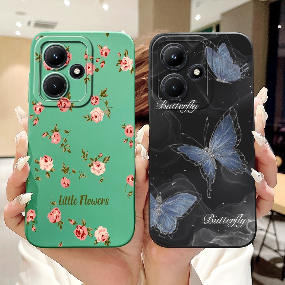 Ốp điện thoại Infinix Hot 30 X6831 Hot 30i X669 30Play NFC X6535 Vỏ điện thoại silicon hình mèo dễ thương thời trang thẩm mỹ