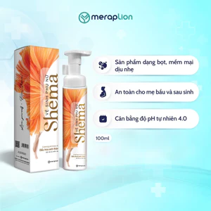 Bọt vệ sinh phụ nữ SHEMA 100ml giúp làm sạch dịu nhẹ, dưỡng ẩm và phục hồi làn da vùng nhạy cảm - T302105002